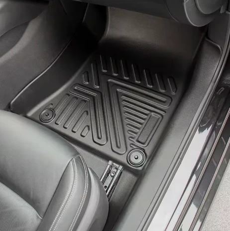 Tapete 3D instalado num Volkswagen Golf 2023